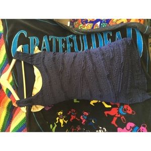 Navy blue lace dress